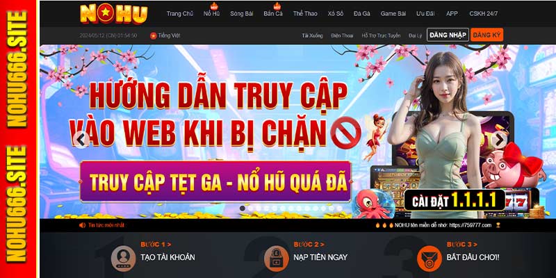 Cách đăng nhập Nohu666 trong một nốt nhạc